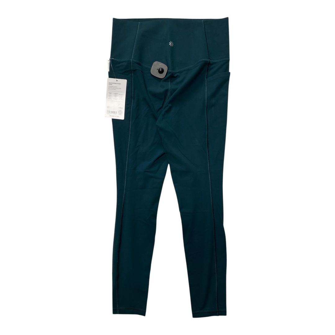 Athletic Leggings By Athleta In Green, Size:M