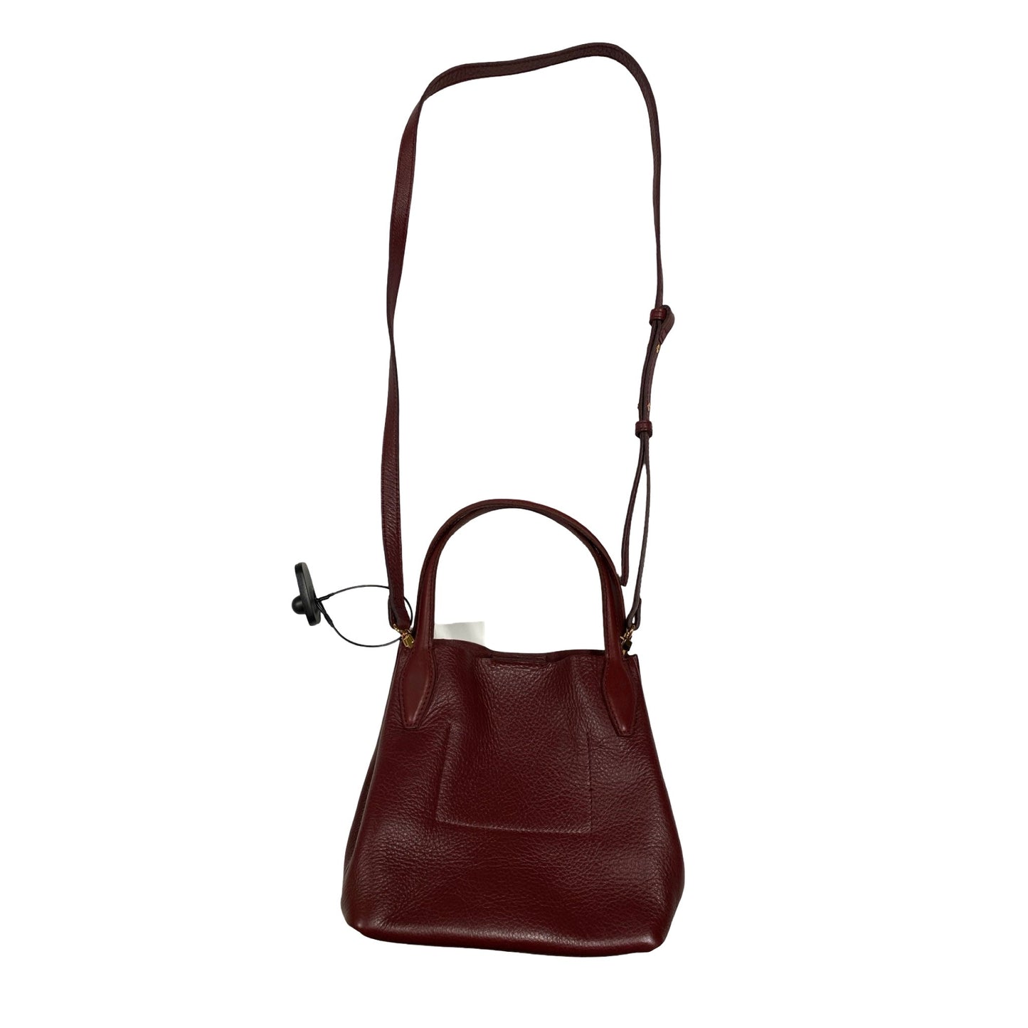 Handbag Leather By Madewell In Purple, Size:Small