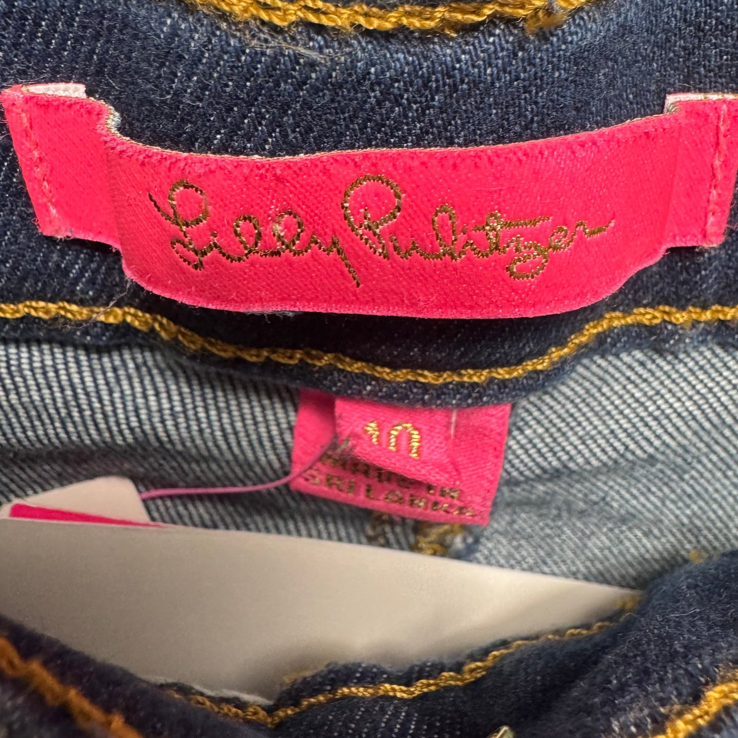 Eagan High Rise Super Jeans Designer By Lilly Pulitzer In Bennet Wash Denim, Size: 10