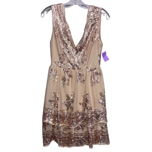 Dress Party Short By Altard State In Rose Gold, Size:S