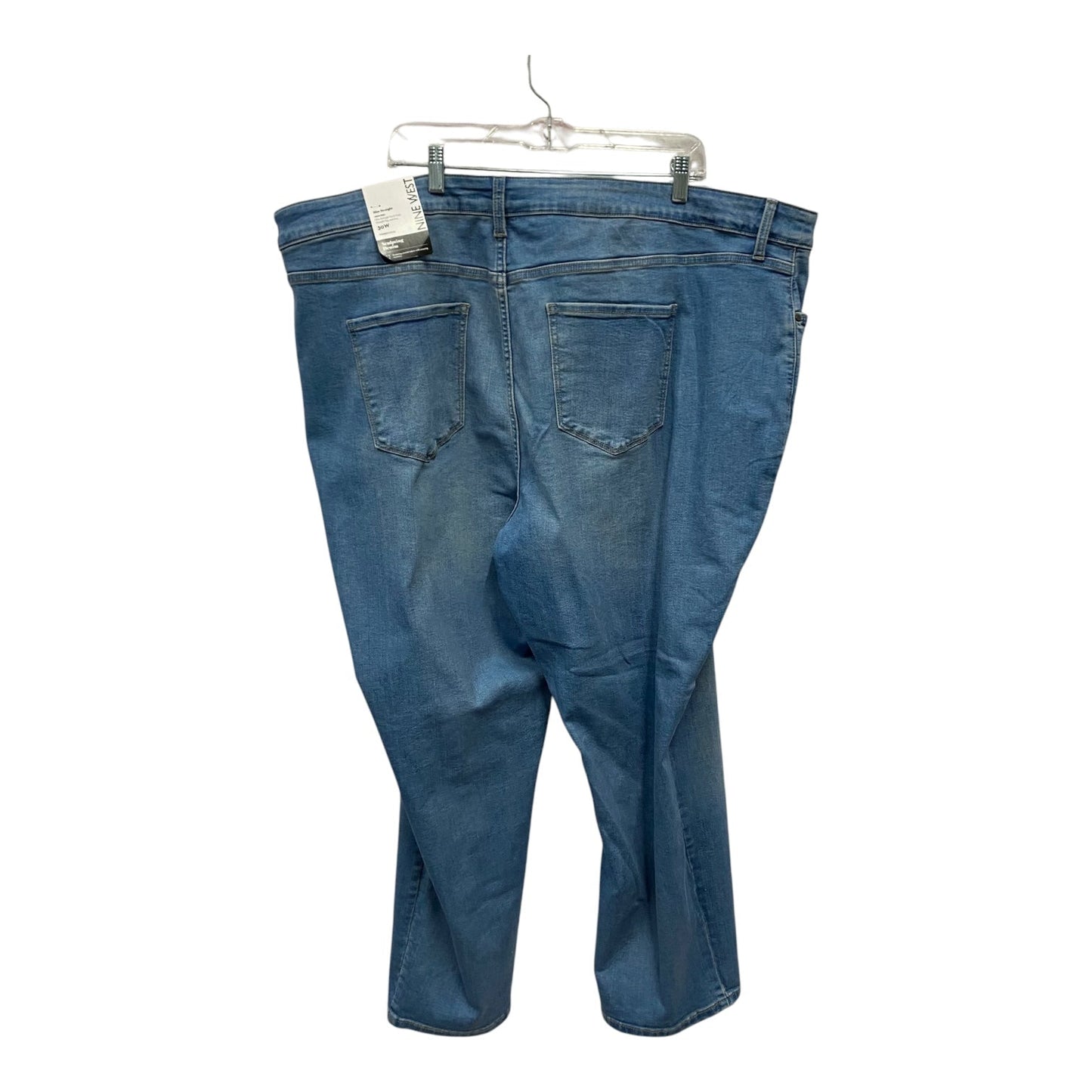 Jeans Straight By Nine West In Blue, Size:30