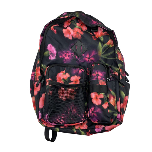 BLACK & PINK BACKPACK by CLOTHES MENTOR Size:LARGE