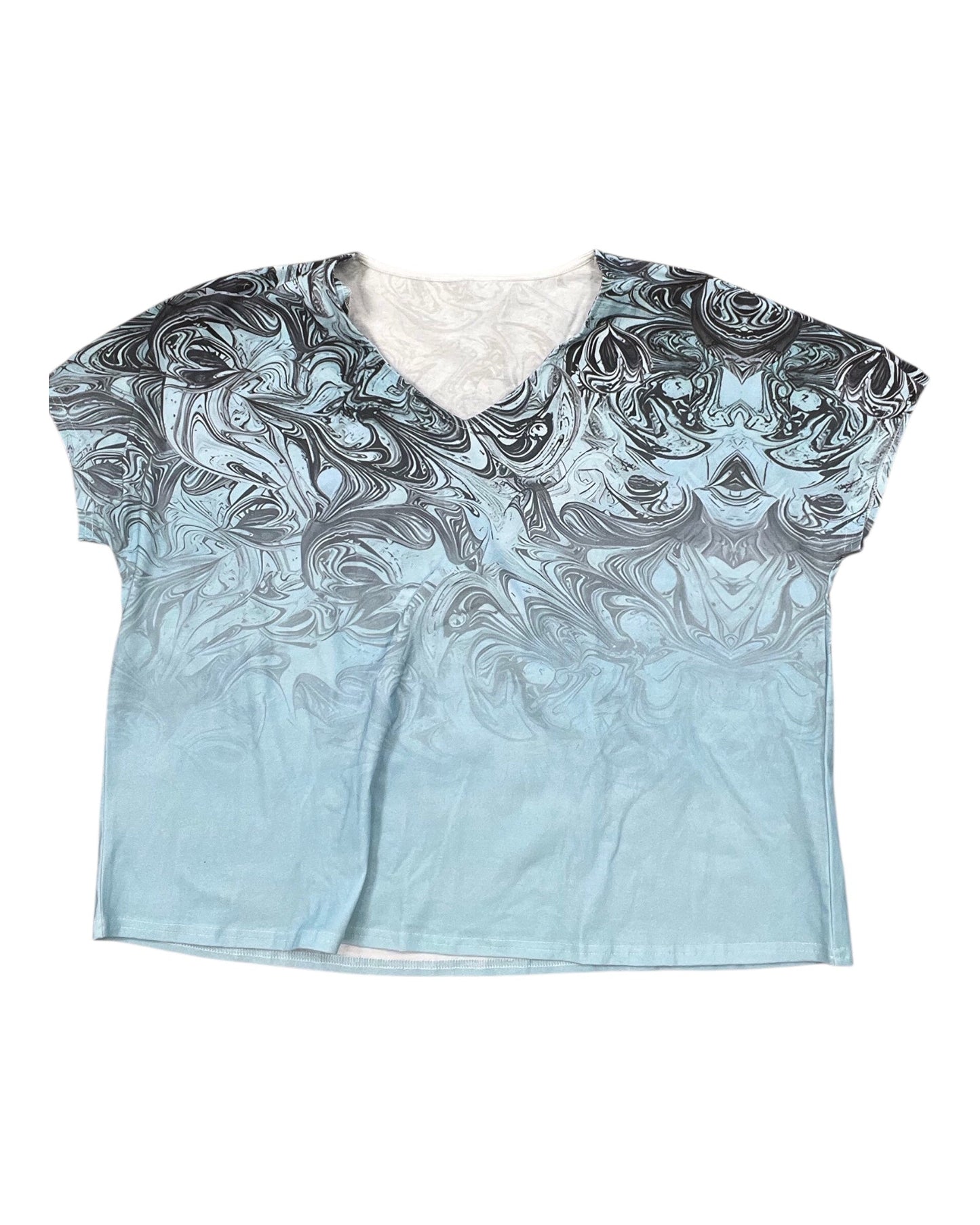 Top Ss By Clothes Mentor In Blue, Size:2X