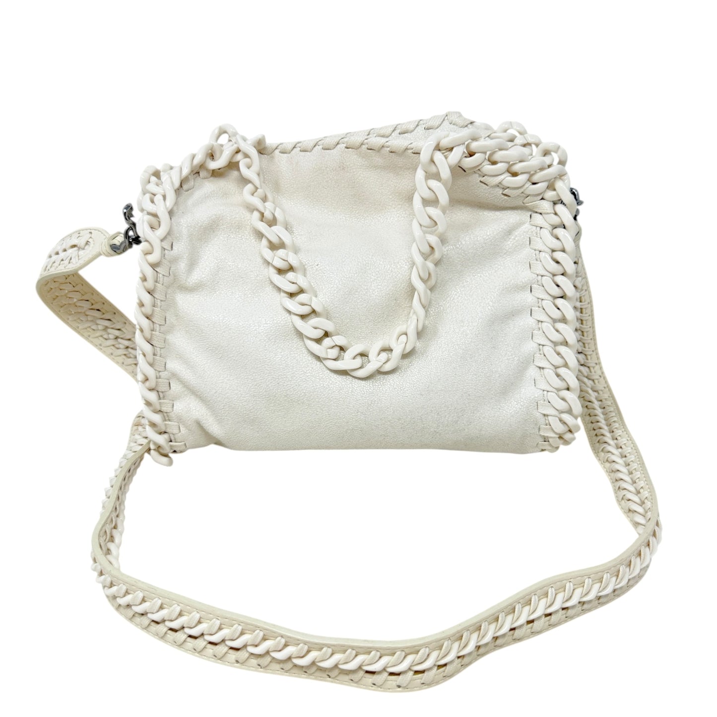 Falabella Candy Mini Shaggy Deer Vegan Leather Tote Luxury Designer By Stella Mccartney, Size: Medium