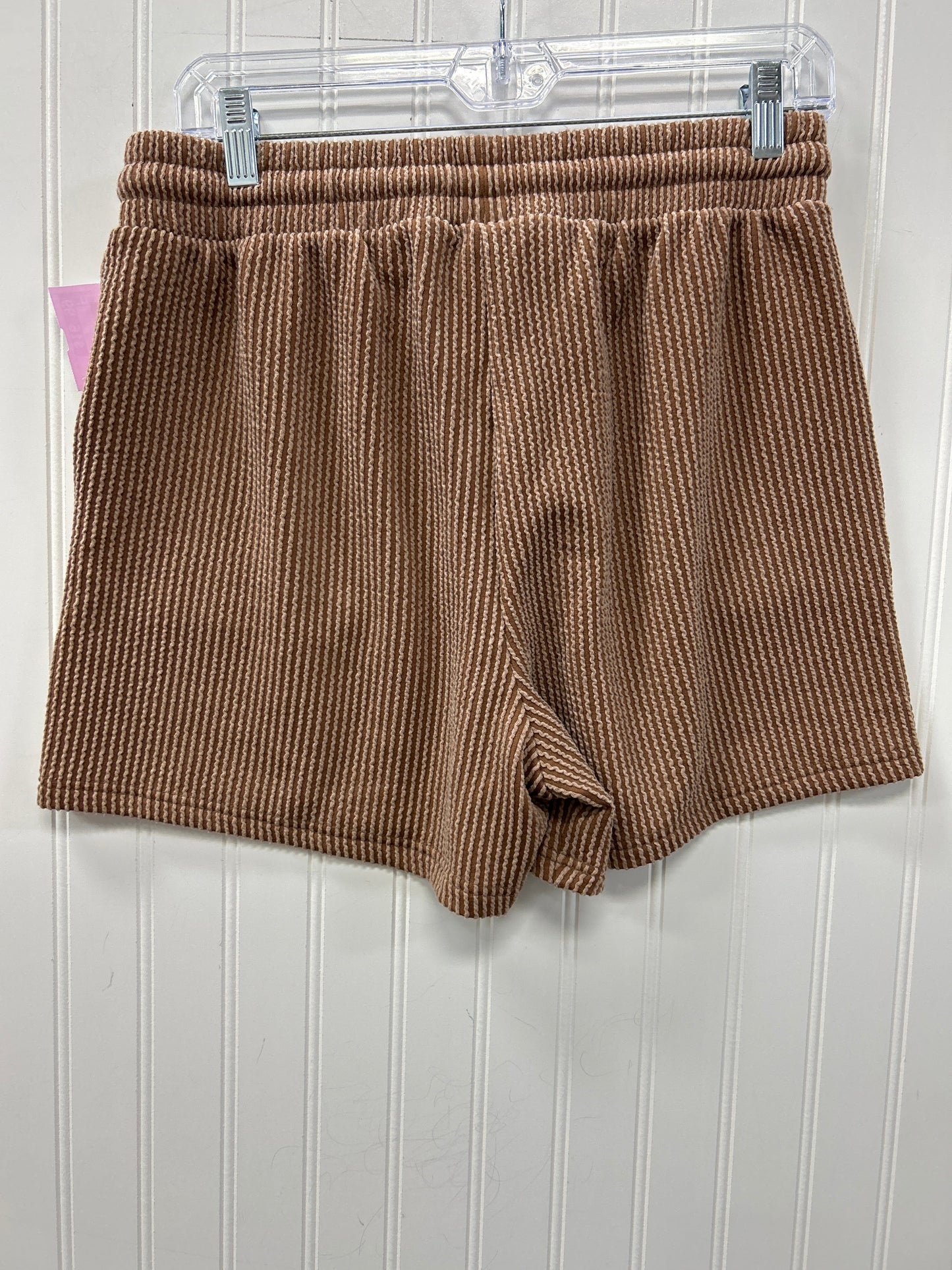 Shorts Set By Zenana In Brown, Size:L