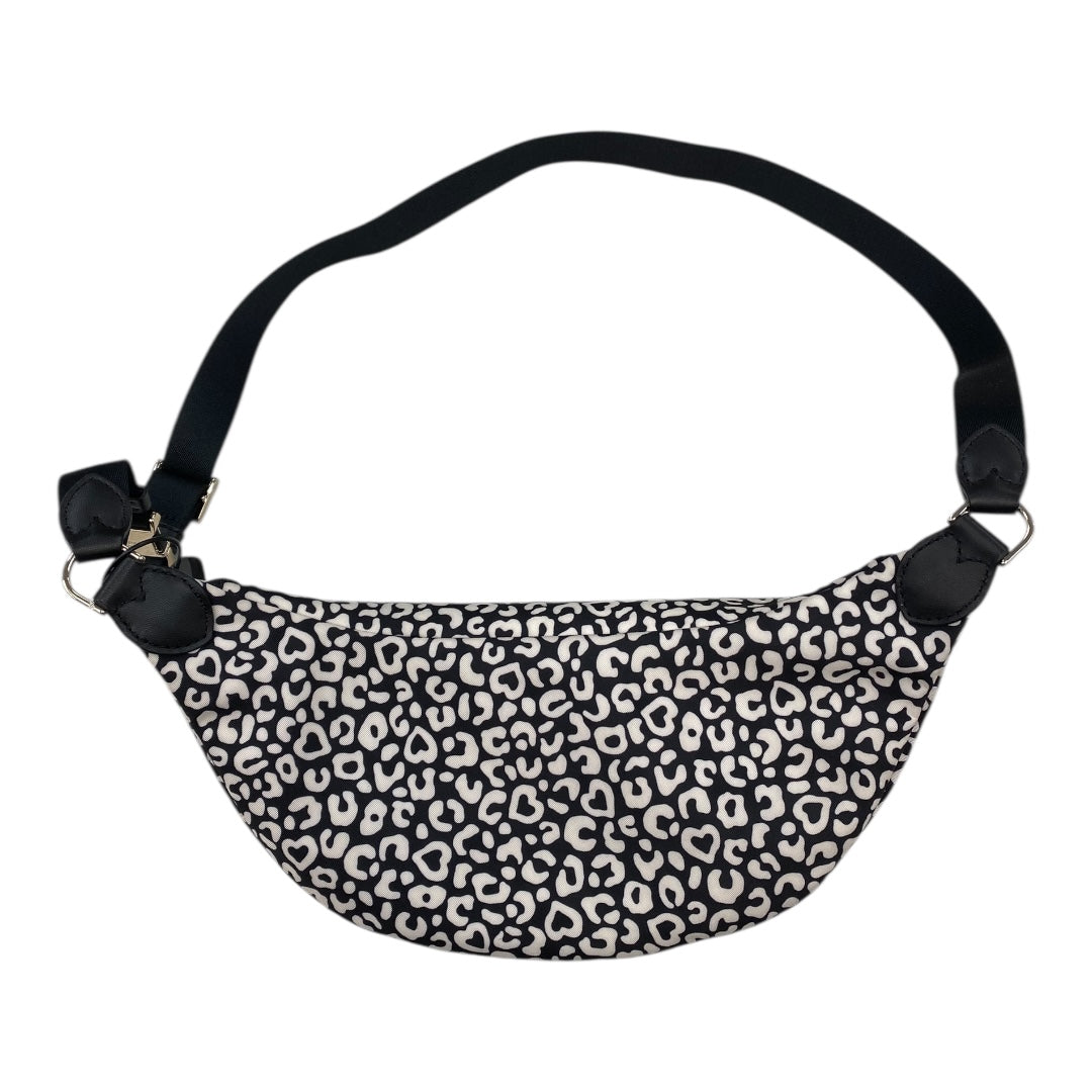 Belt Bag Designer By Kate Spade In Black & White, Size:Medium