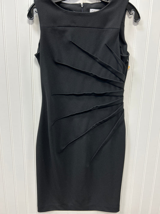 Dress Work By Calvin Klein In Black, Size:4