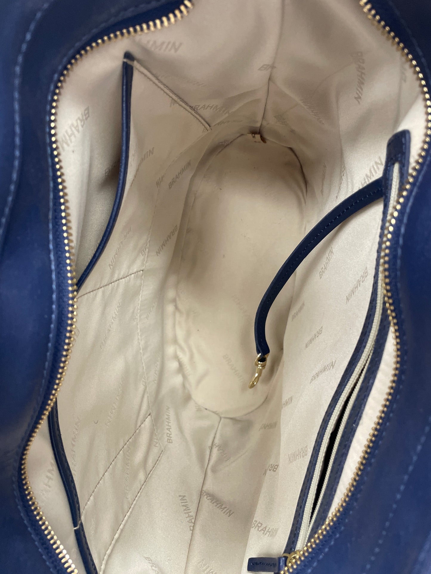 Handbag Designer By Brahmin In Snakeskin Print, Size:Large