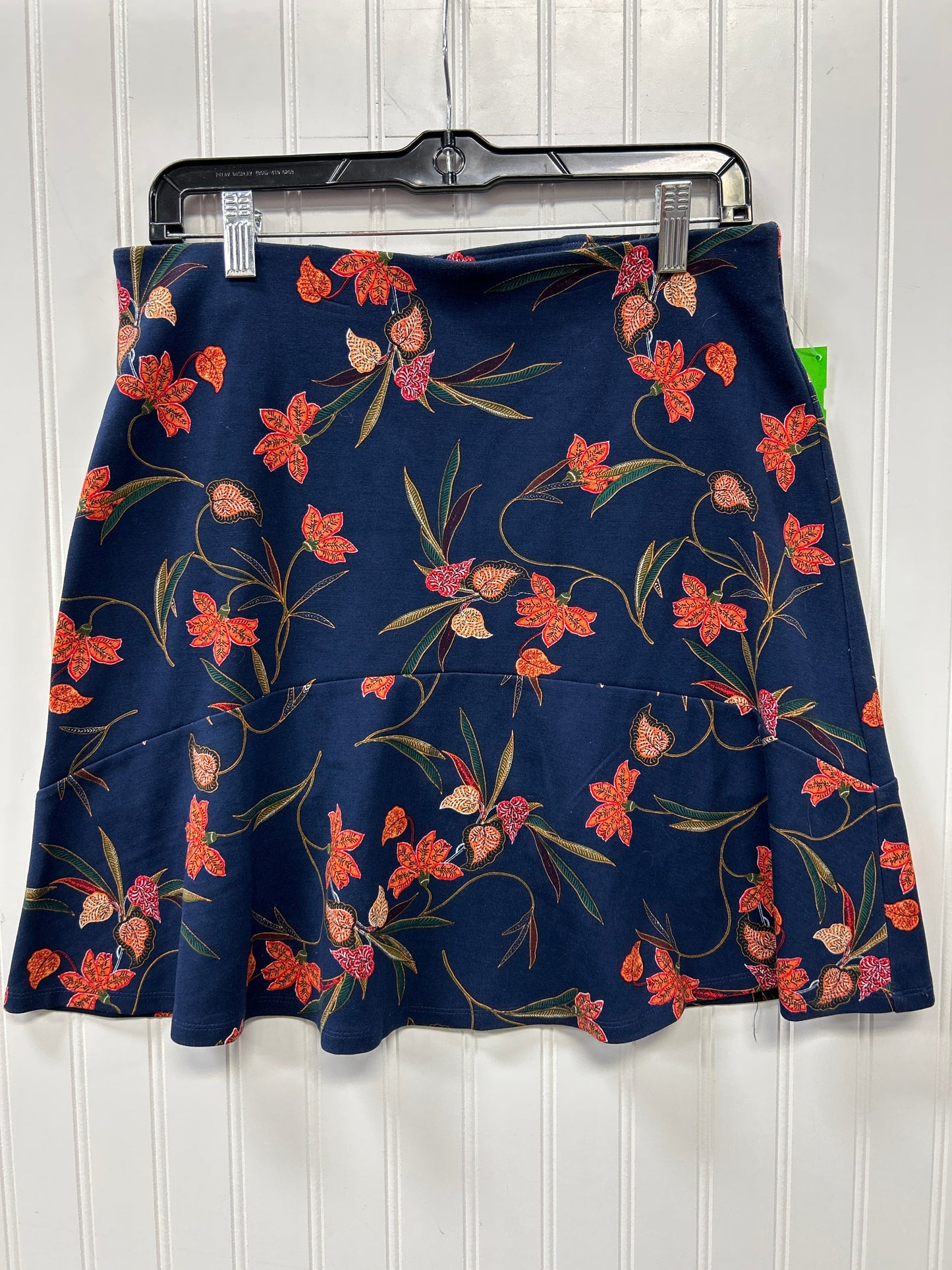 Skirt Midi By Loft In Navy, Size:Mp