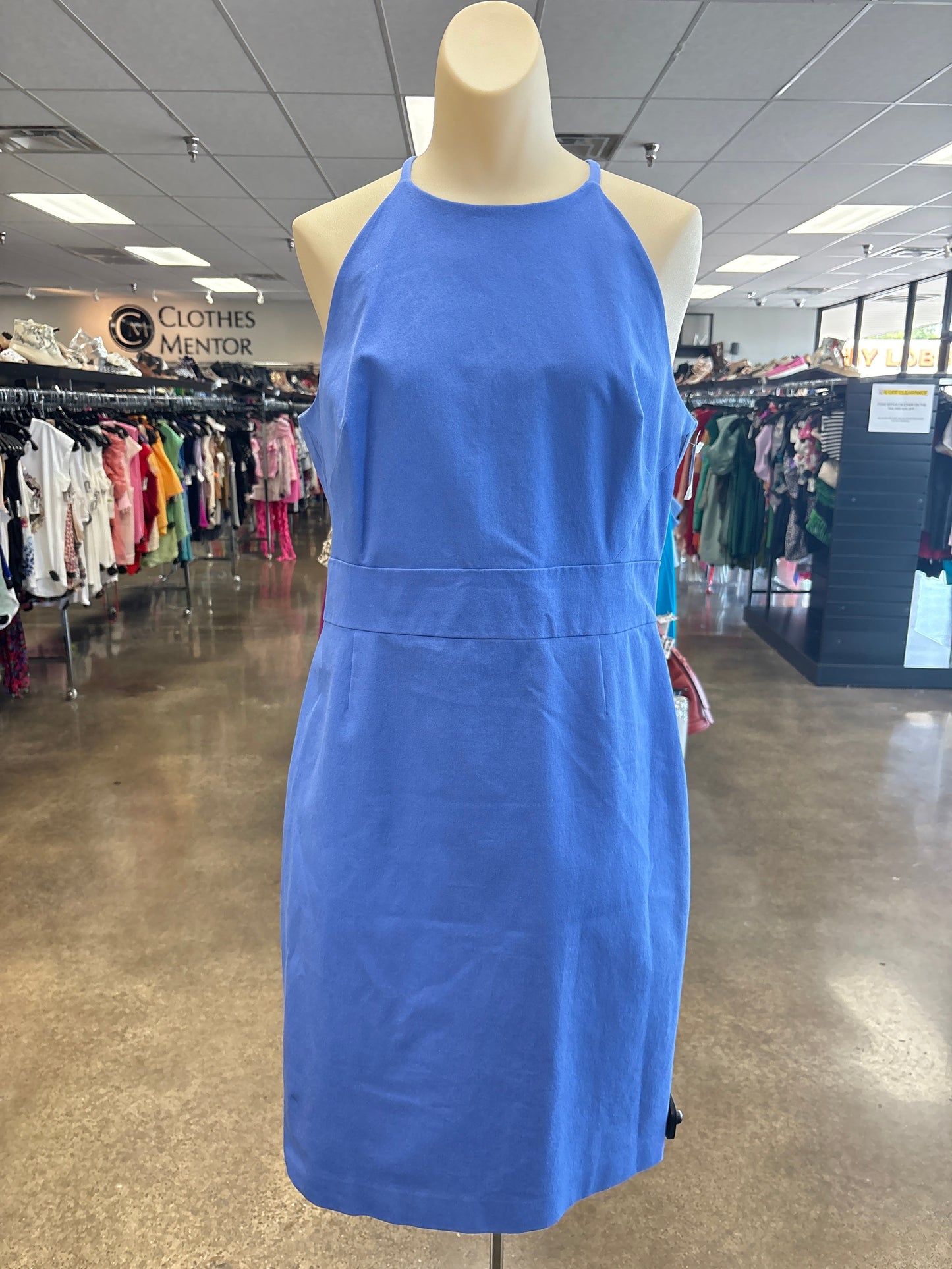 Dress Casual Short By Banana Republic In Blue, Size:14