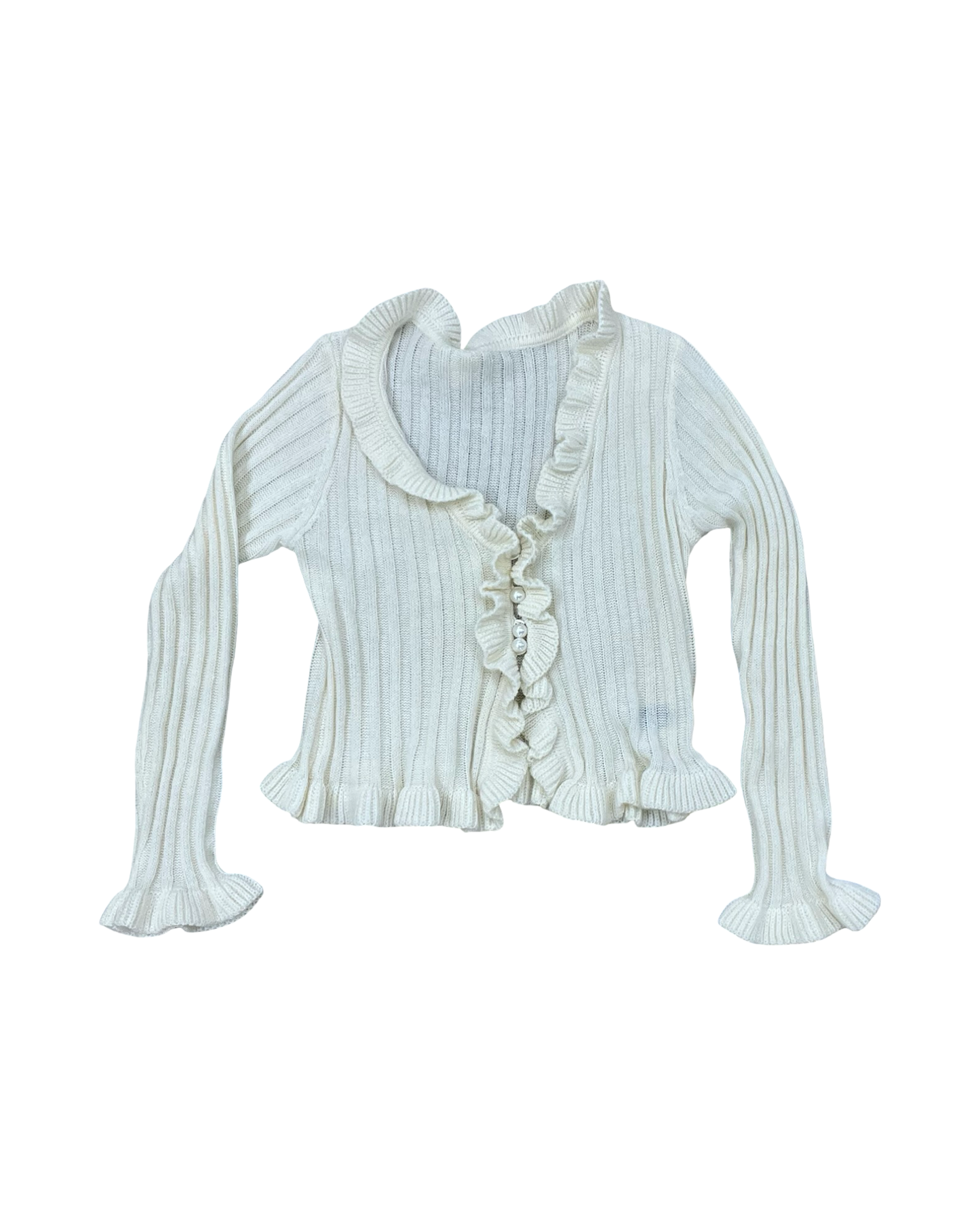 Cardigan By Shein In Cream, Size:S