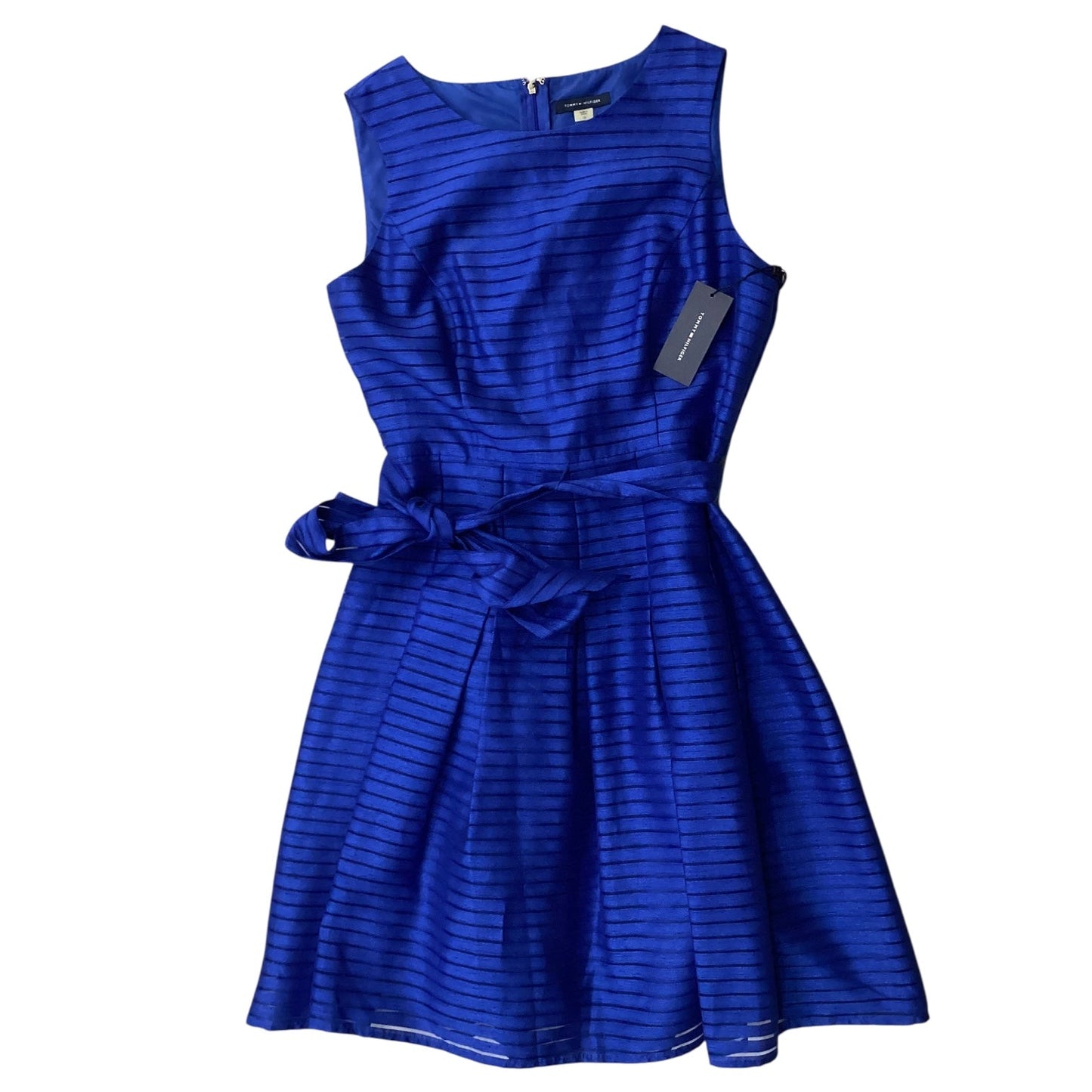 Dress Casual Midi By Tommy Hilfiger In Blue, Size:M