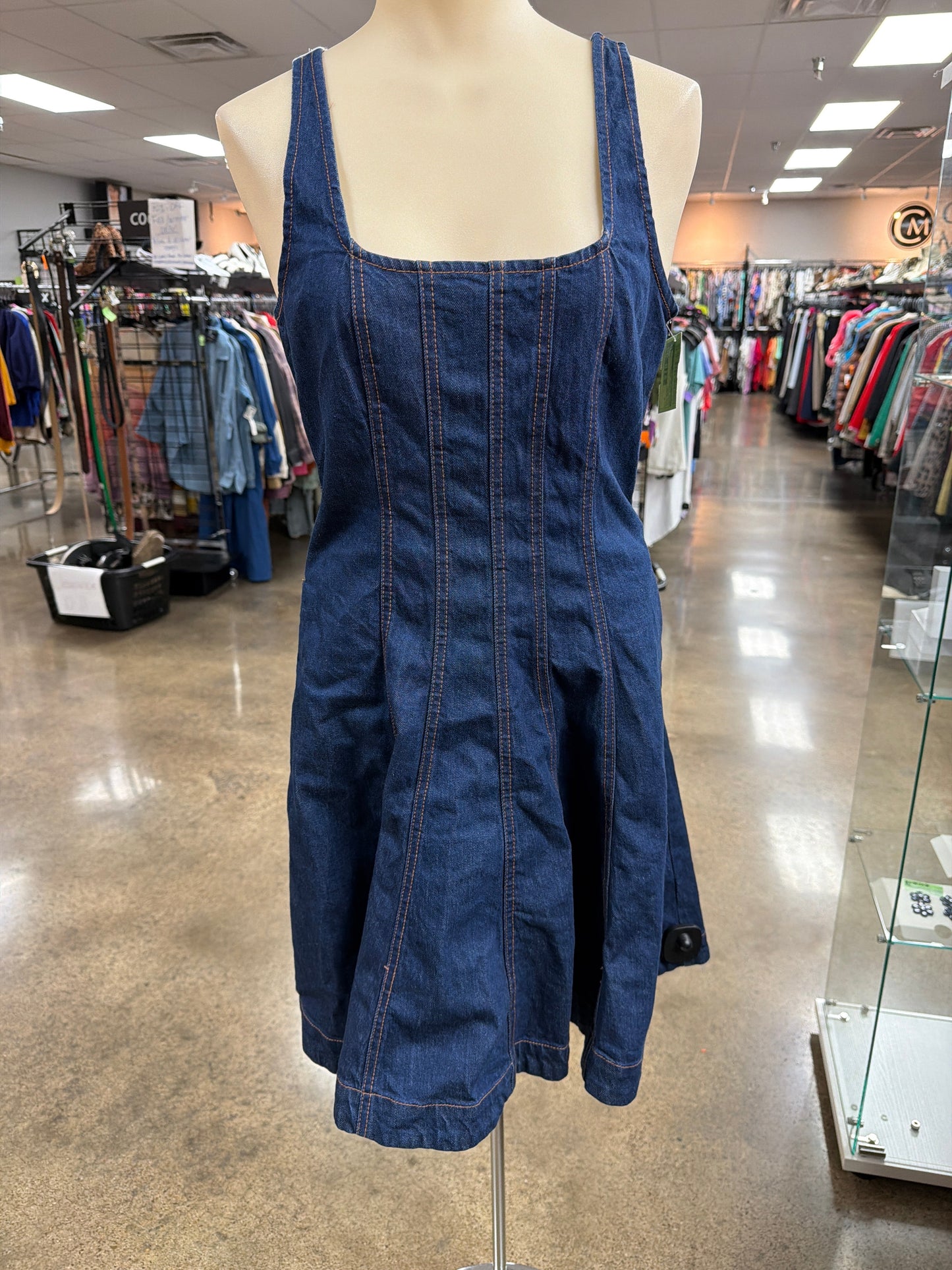 Dress Casual Short By Target-Designer In Blue Denim, Size:6