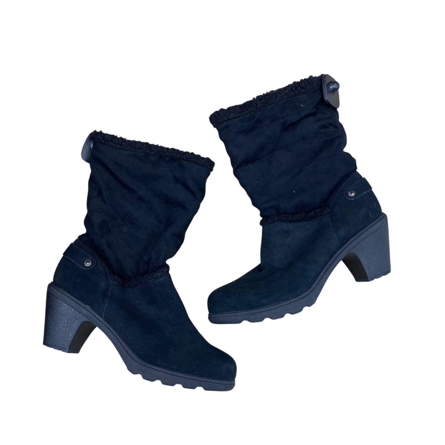 Boots Ankle Heels By Anne Klein In Black, Size:10