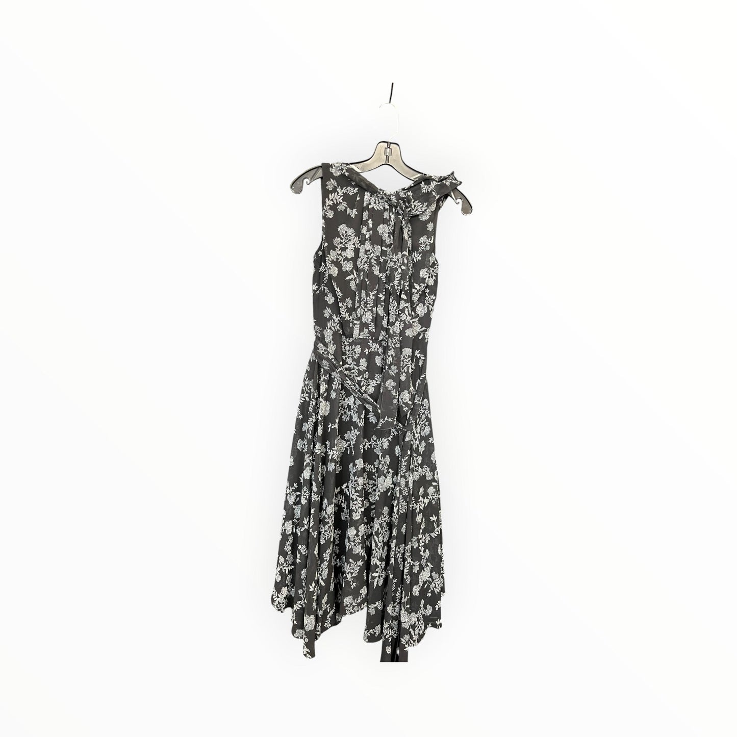 Dress Casual Midi By Ralph Lauren In Black & White, Size:Xs