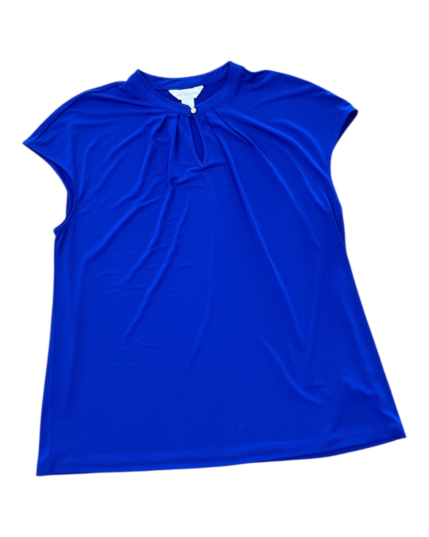 Top Ss By Liz Claiborne In Blue, Size:Xl