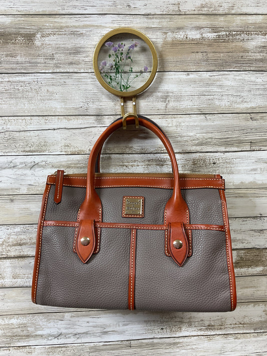 Handbag Designer By Dooney And Bourke In Grey (no long strap), Size:Small