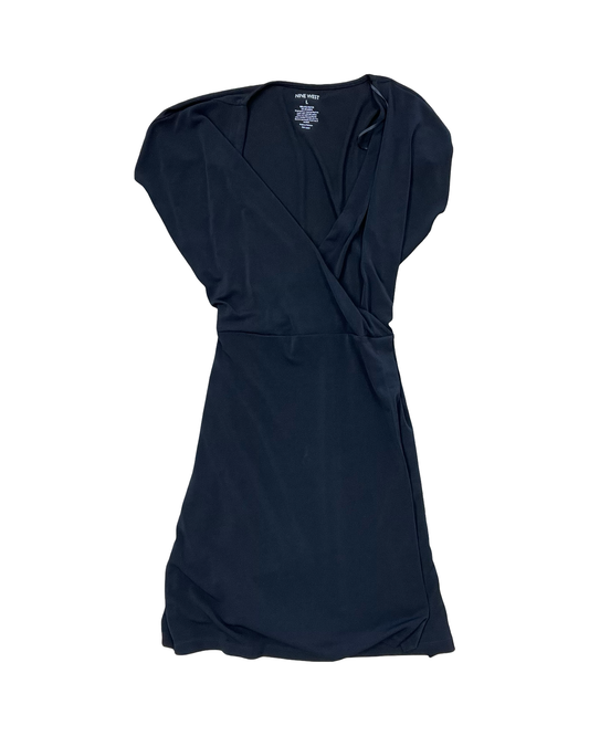 Dress Casual Midi By Apt 9 In Black, Size:L