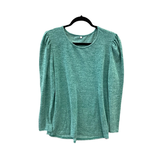 Top Long Sleeve By Clothes Mentor In Green, Size: L