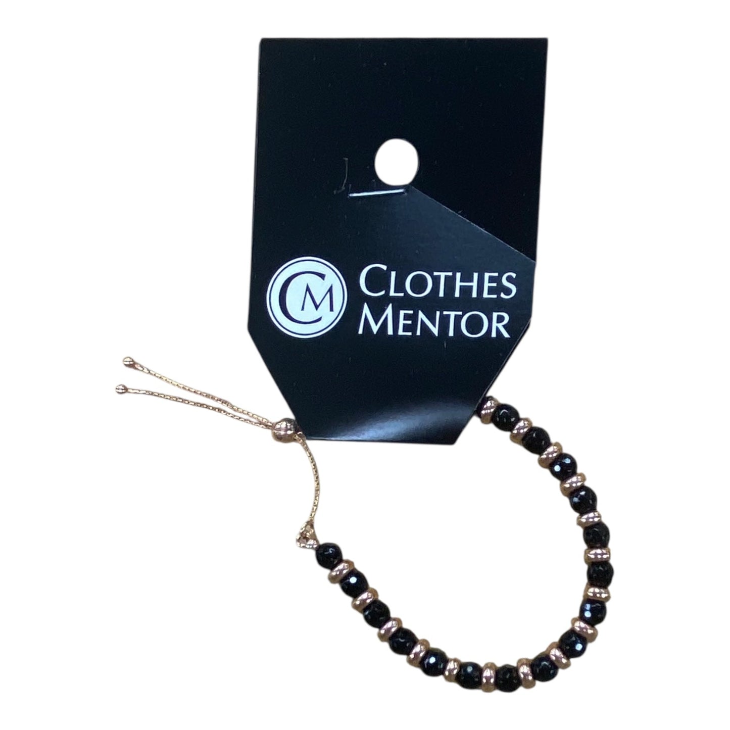 Bracelet Beaded  In Black & Gold