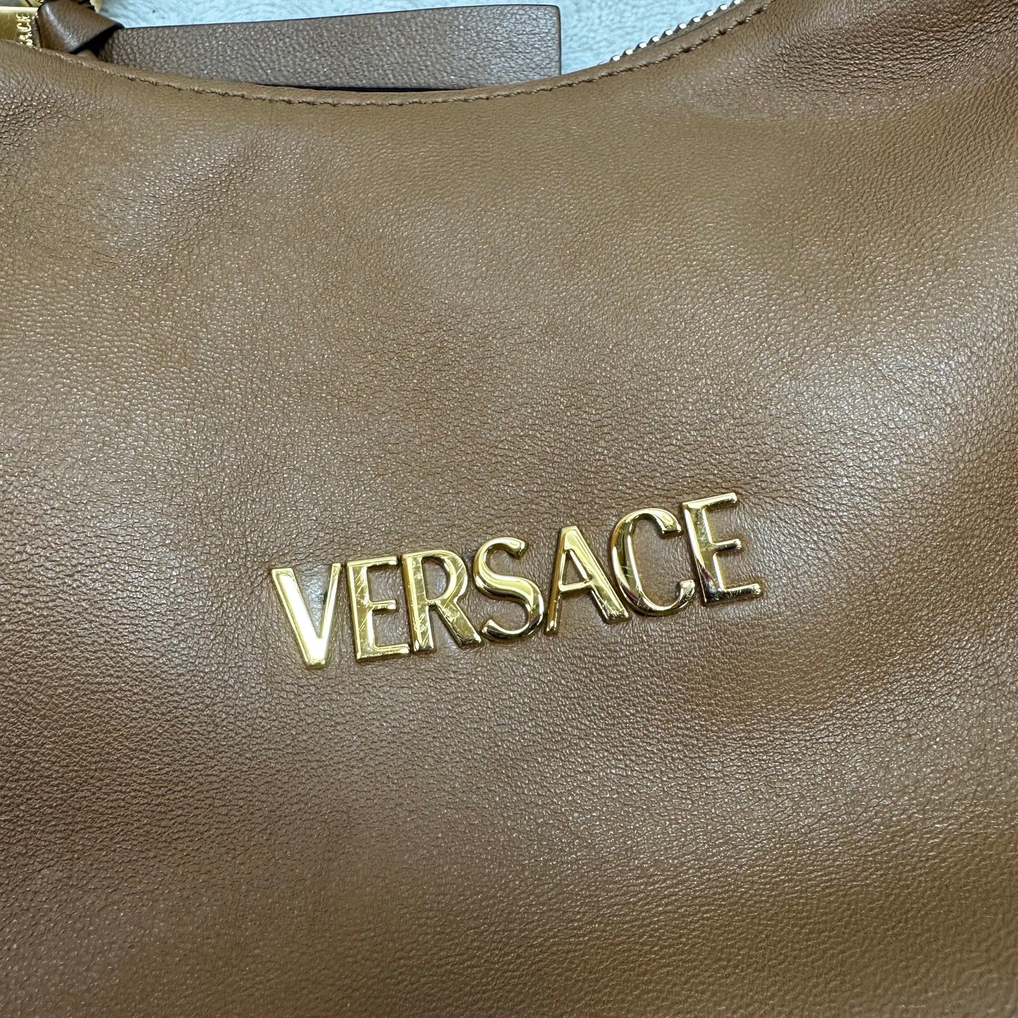 Handbag Luxury Designer By Versace, Size: Small
