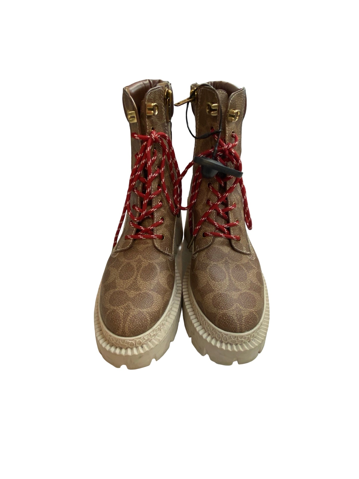Boots Designer By Coach In Multi, Size:7