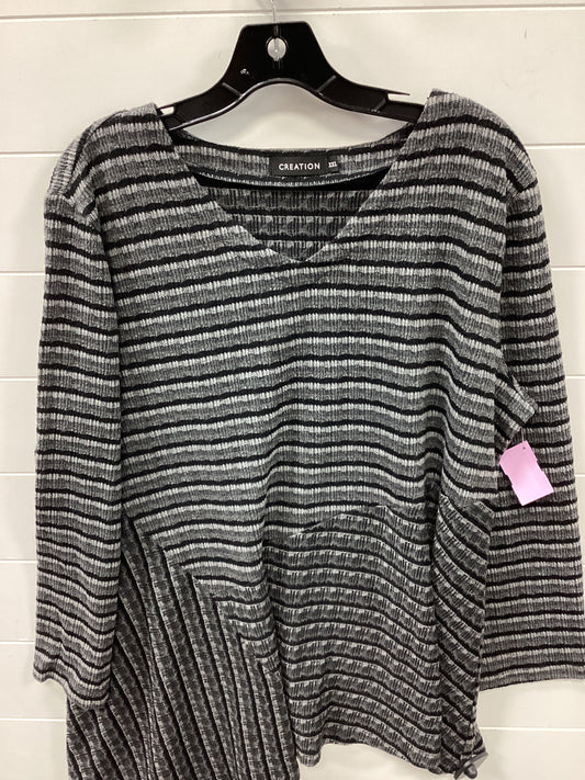 Top Ls By Cmc In Black, Size:1X