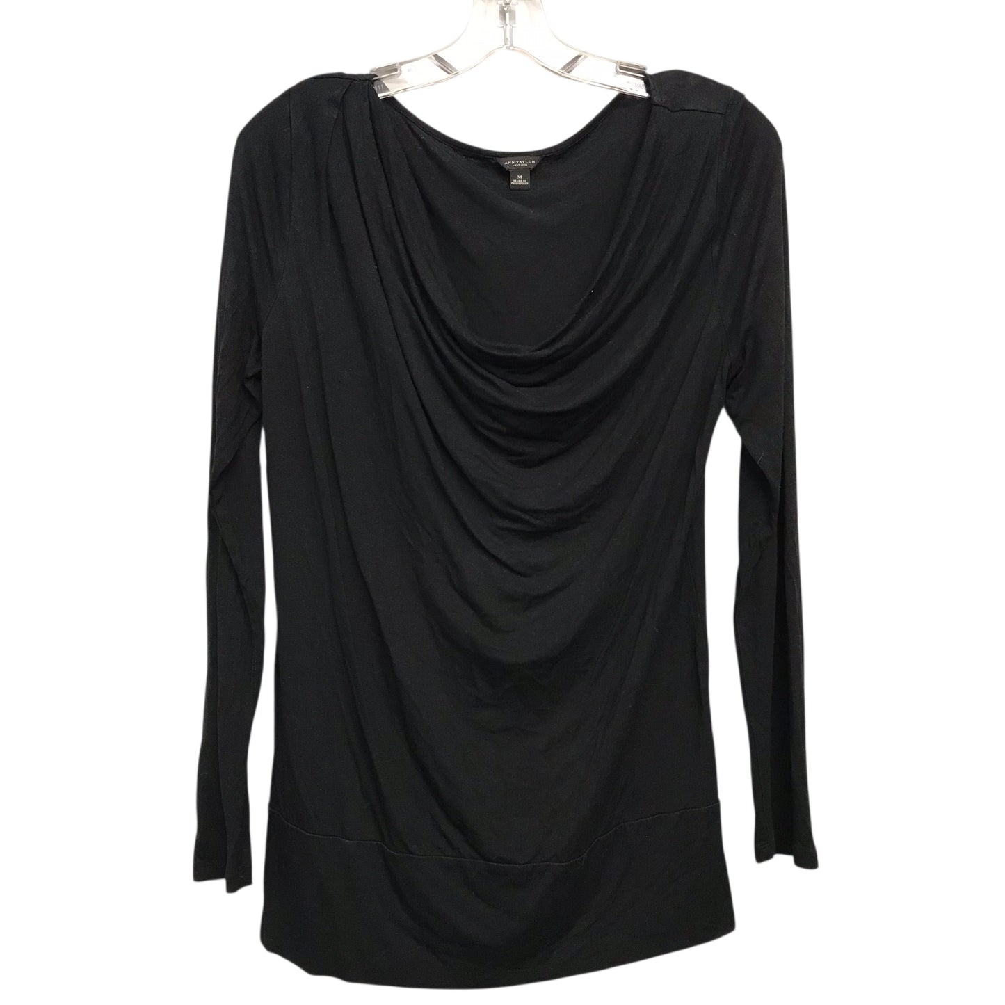 Top Ls Basic By Ann Taylor In Black, Size:M