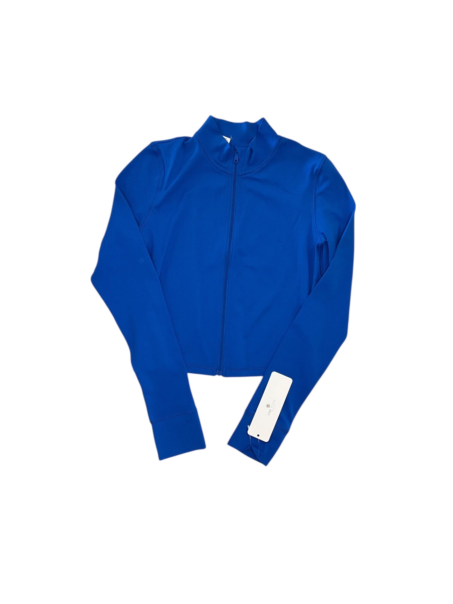 Athletic Jacket By Crz Yoga In Blue, Size:M