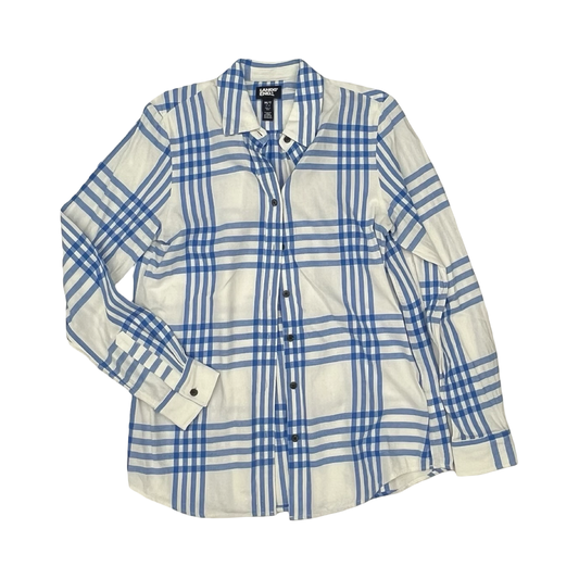 Top Ls By Lands End In Blue & White, Size:M