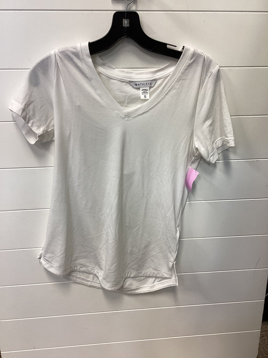 Athletic Top Ss By Athleta In White, Size:Xs