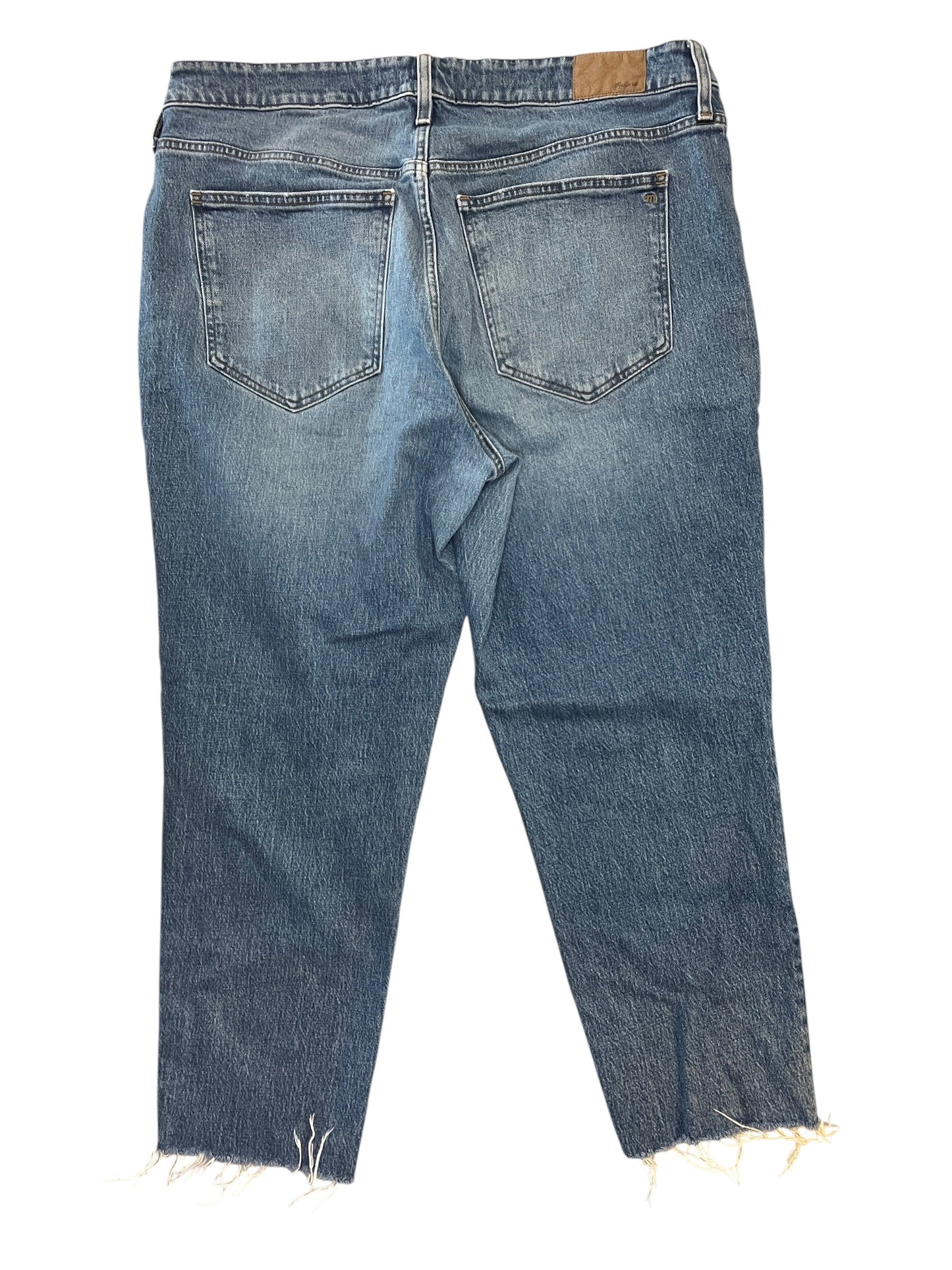 Jeans Straight By Madewell In Blue Denim, Size:16
