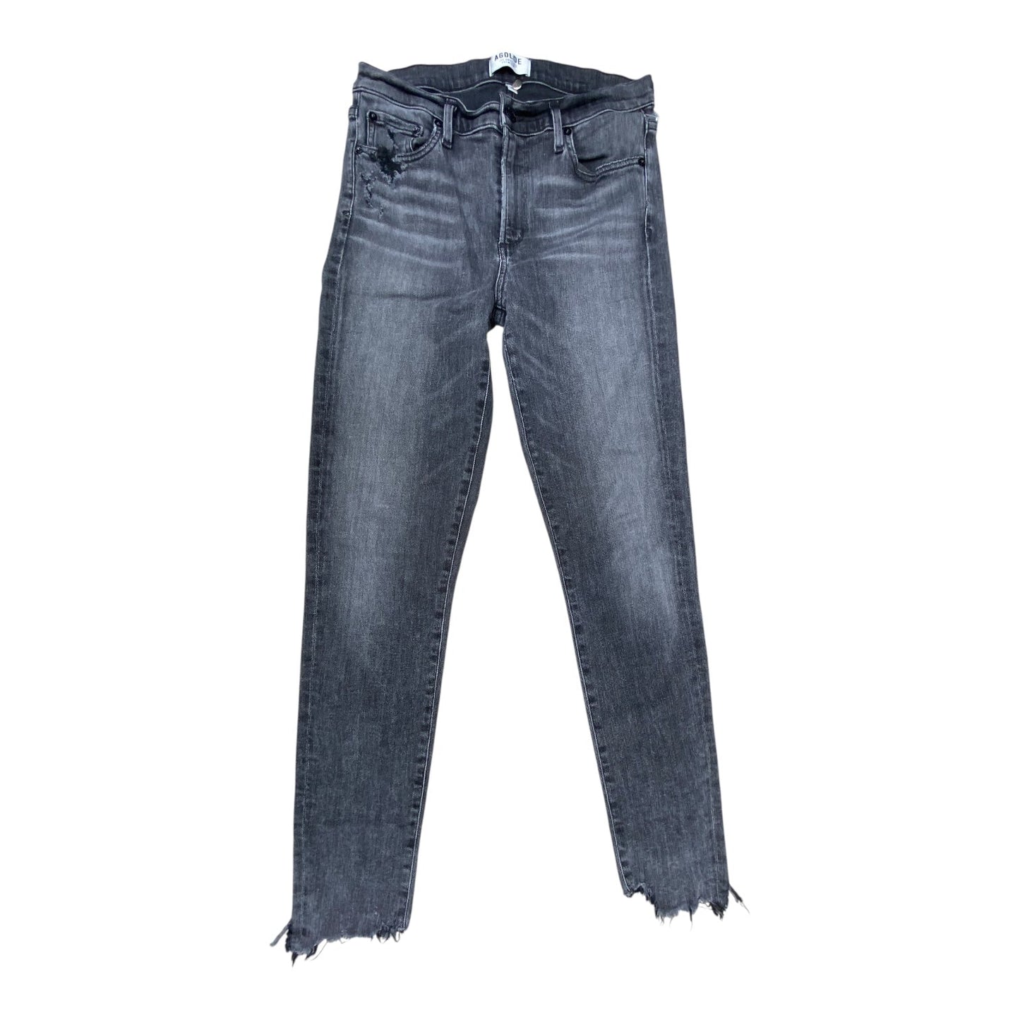 Jeans Skinny By Agolde In Grey, Size:8