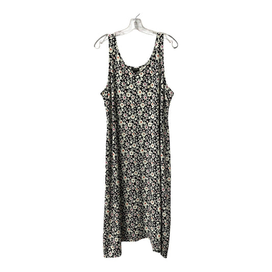 Dress Casual Maxi By J. Jill In Black, Size:Xlp