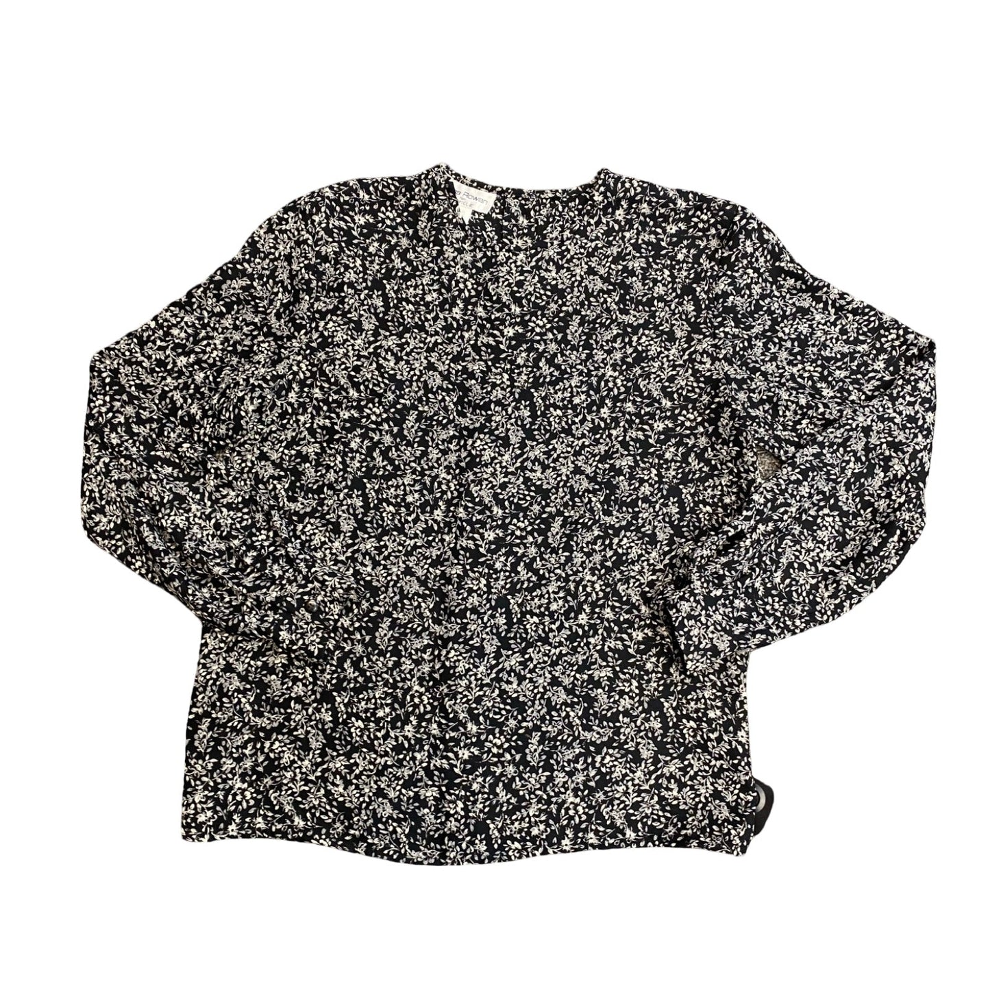 Top Ls By Rena Rowan In Black & White, Size:10