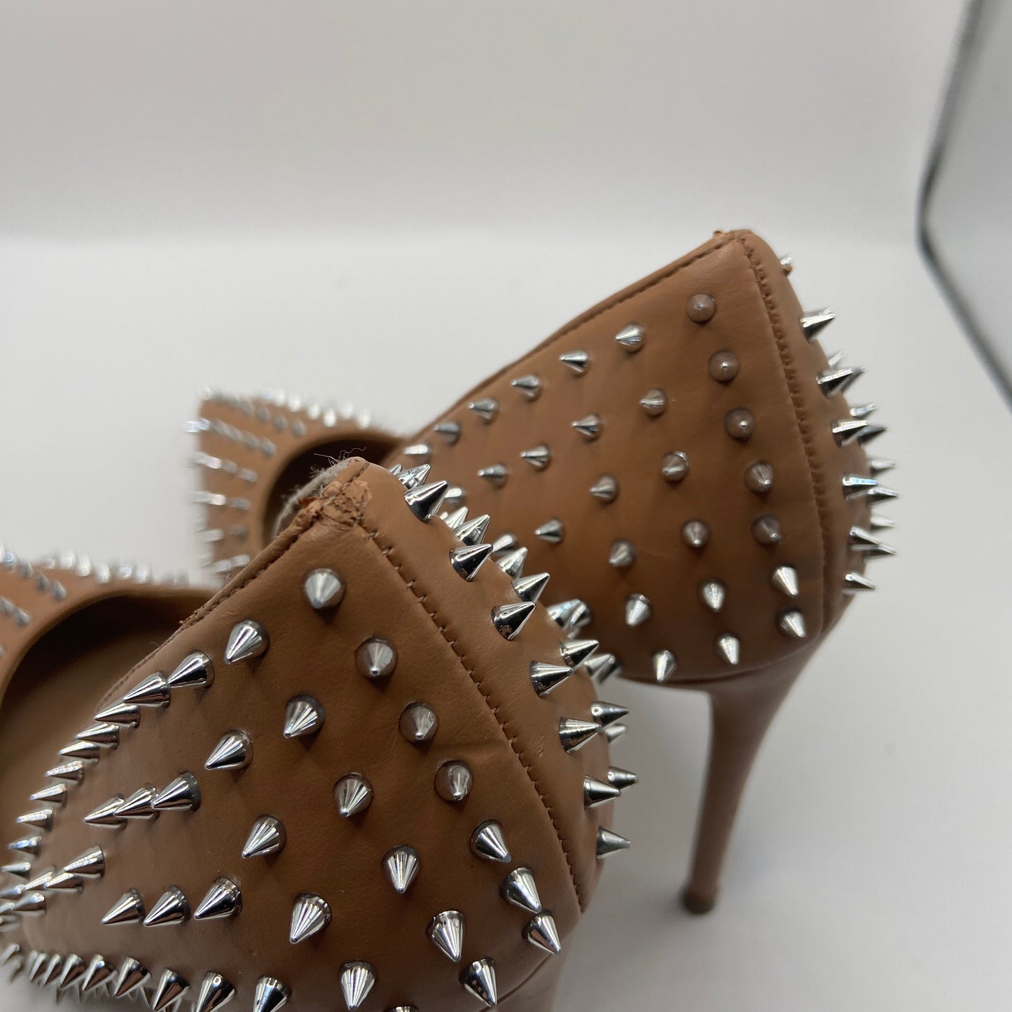 Shoes Heels Stiletto By Steve Madden In Tan, Size: 8.5