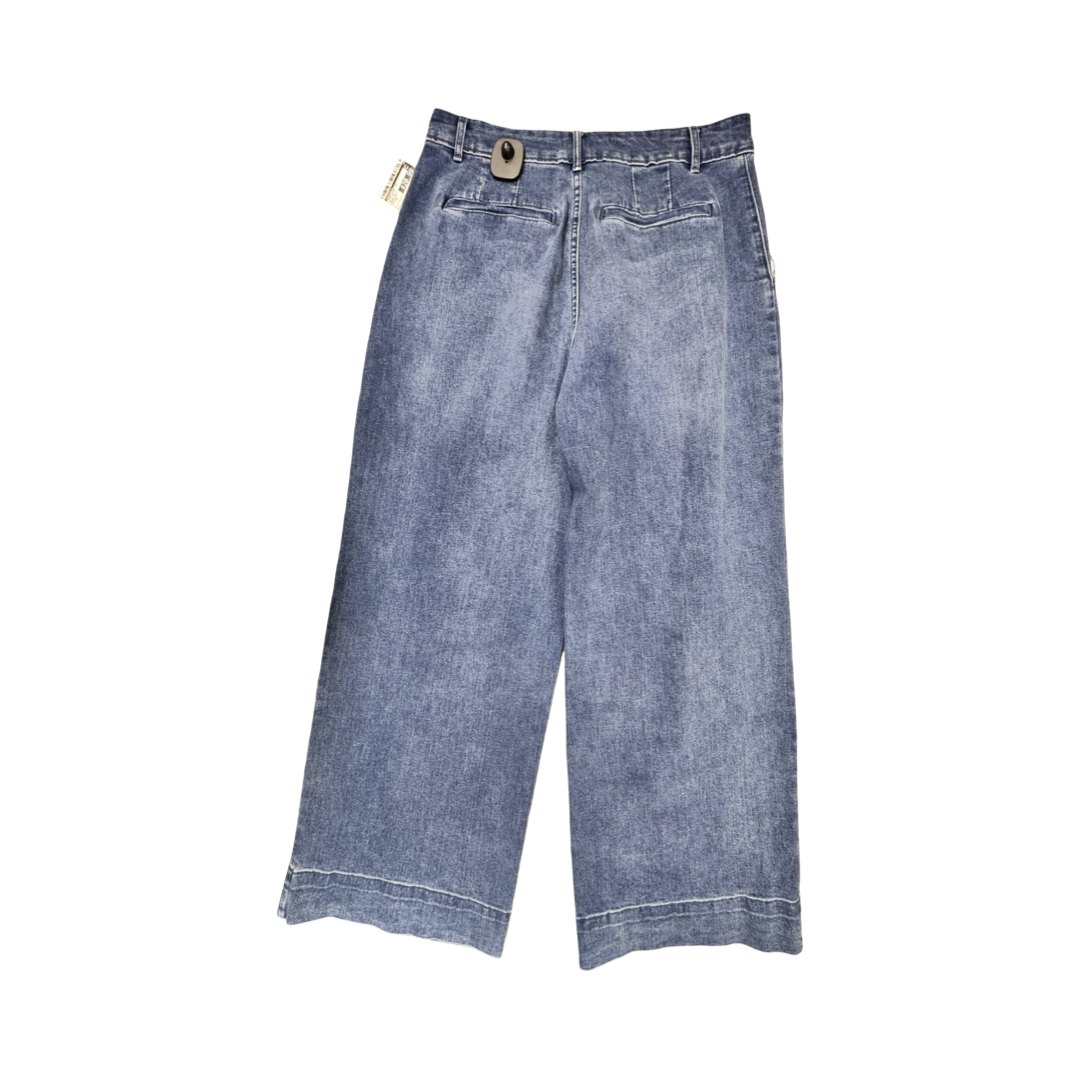 Jeans Wide Leg By Bagatelle In Blue Denim, Size:12