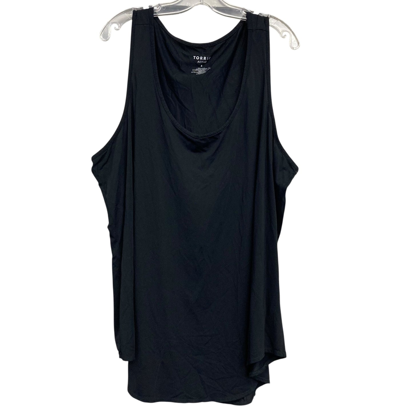 Athletic Tank Top By Torrid In Black, Size:4X