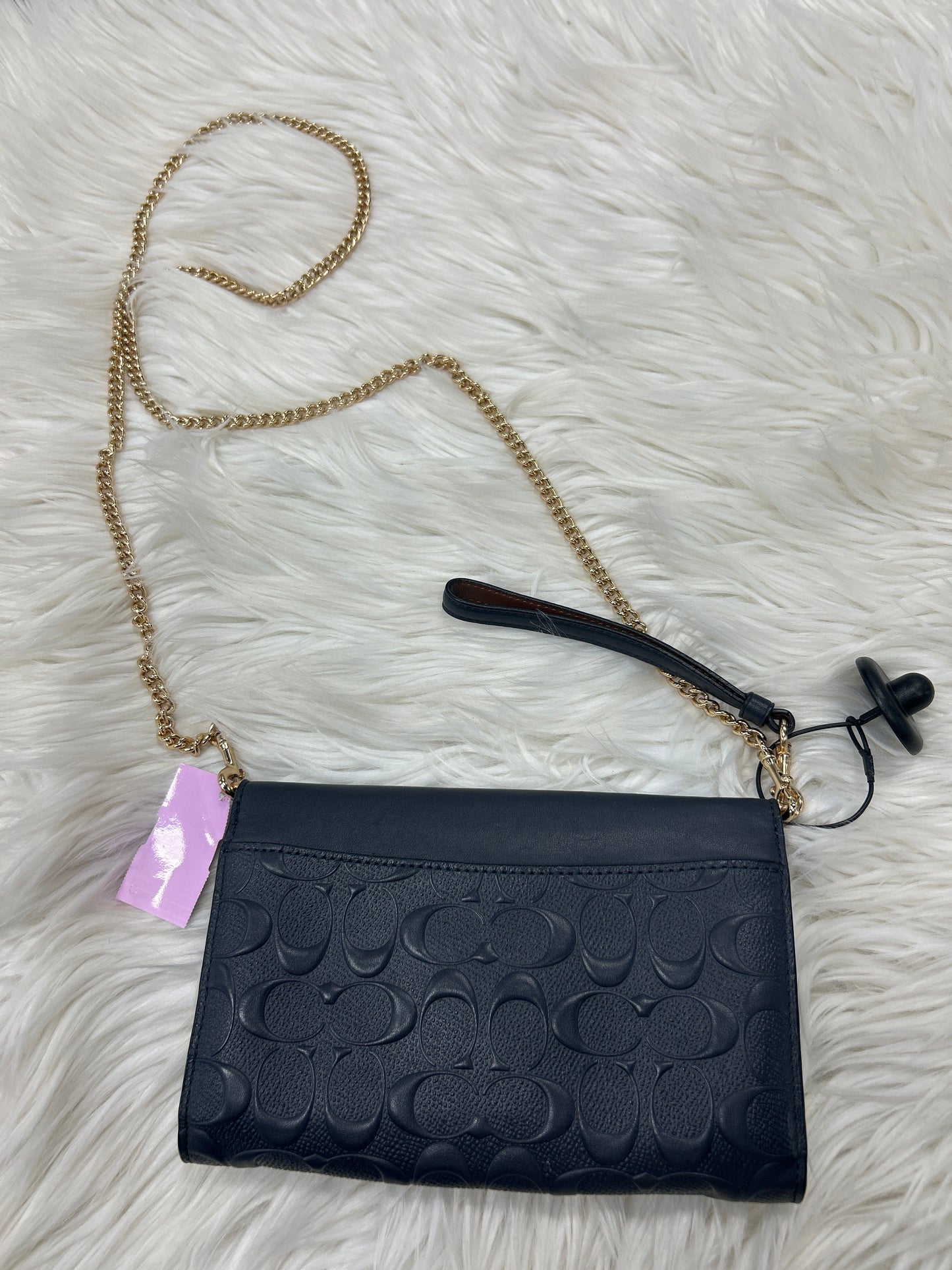 Handbag Designer By Coach In Navy, Size:Small
