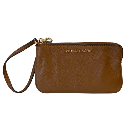 Wristlet Designer By Michael Kors In Brown, Size:Small