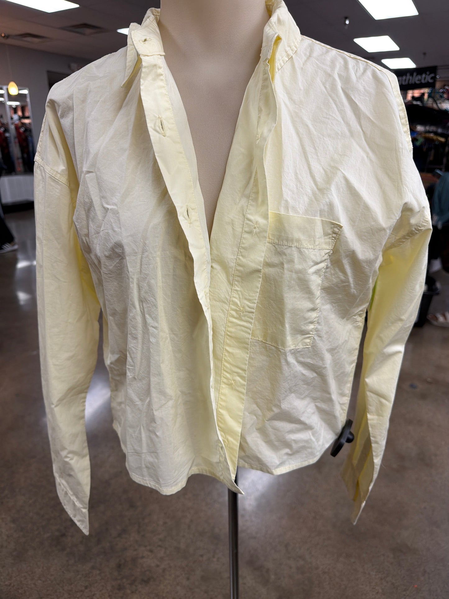 Top Ls By Z Supply In Yellow, Size:S