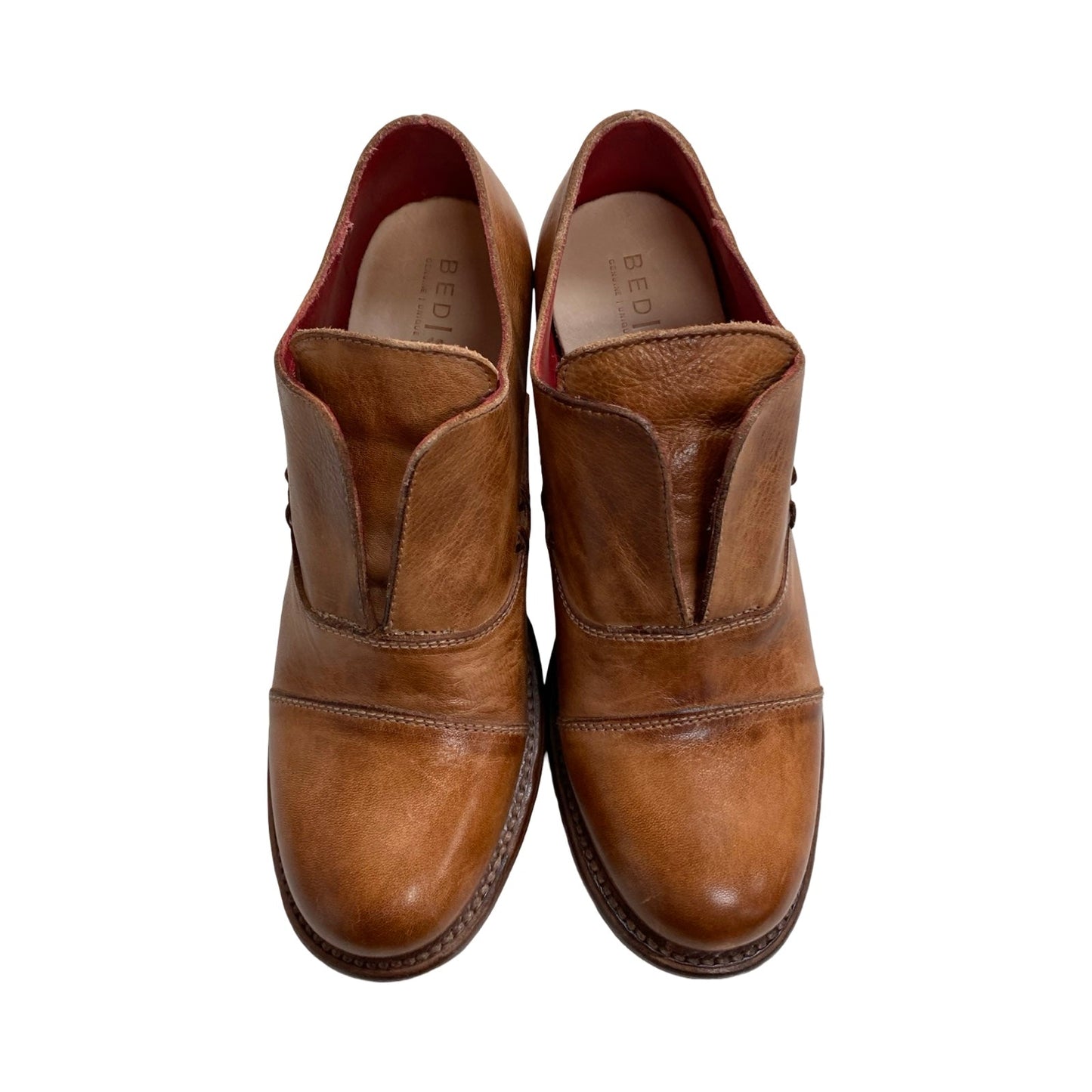 Boots Ankle Heels By Bed Stu In Brown, Size:7