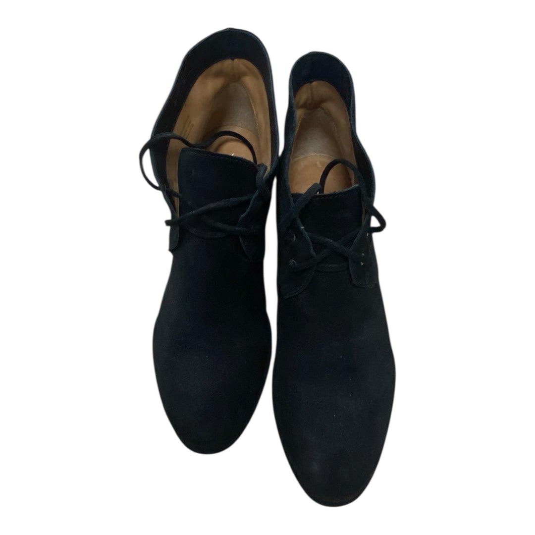 Boots Ankle Flats By Via Spiga In Black, Size:8.5