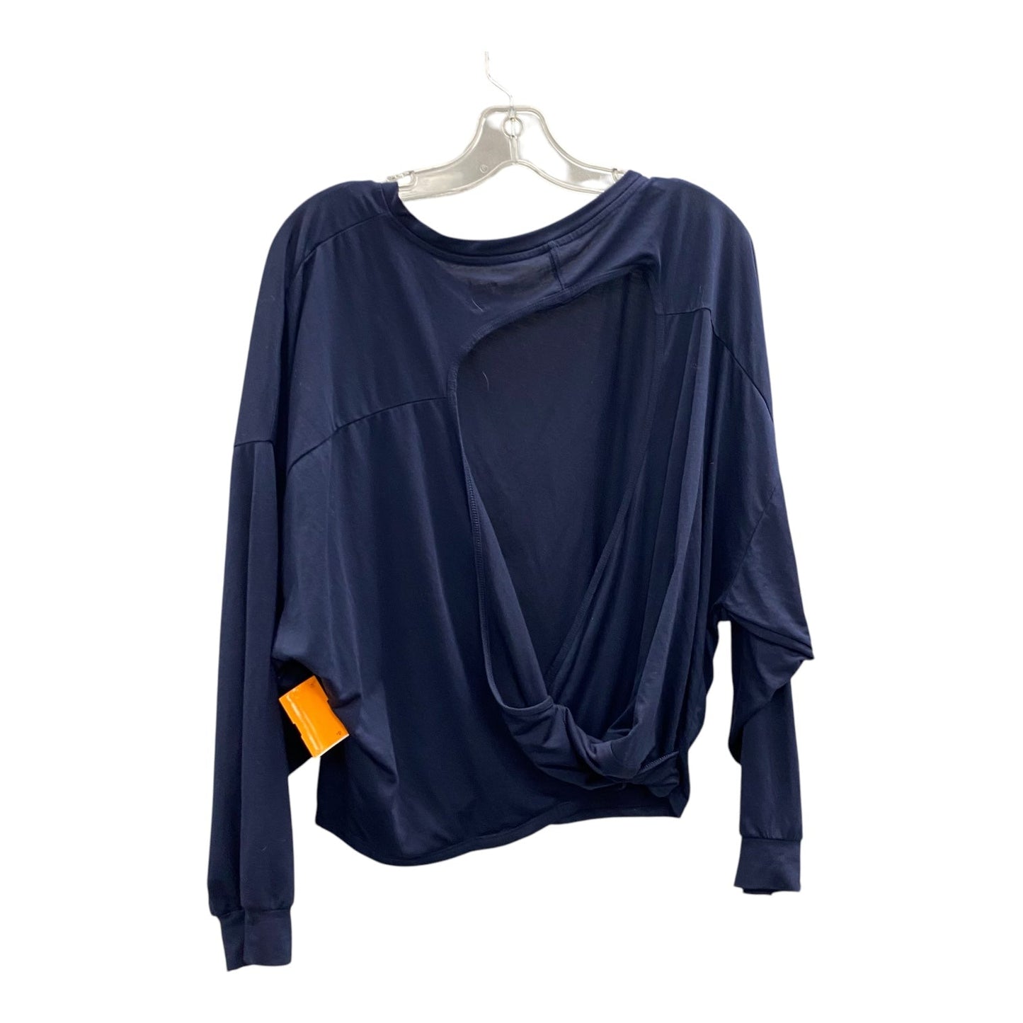 Athletic Top Ls Crewneck By Old Navy In Navy, Size:2X