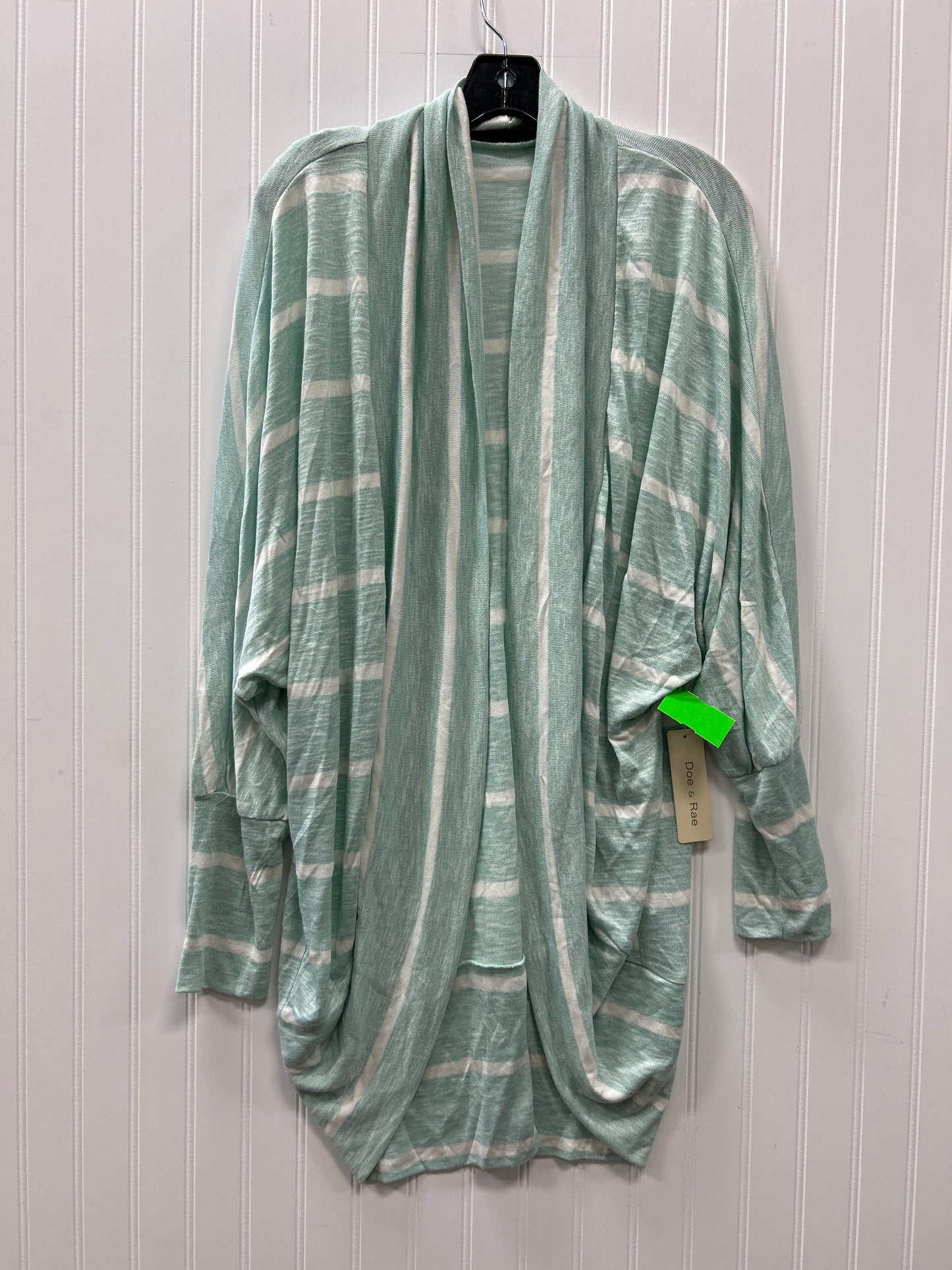Cardigan By Doe & Rae In Striped Pattern, Size:L