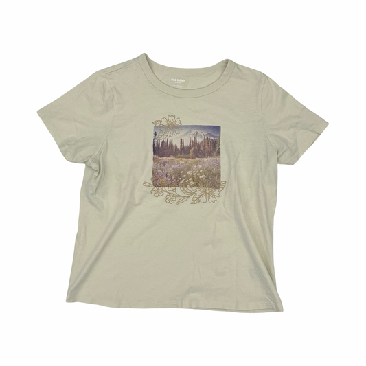 Top Ss By Old Navy In Cream, Size:M