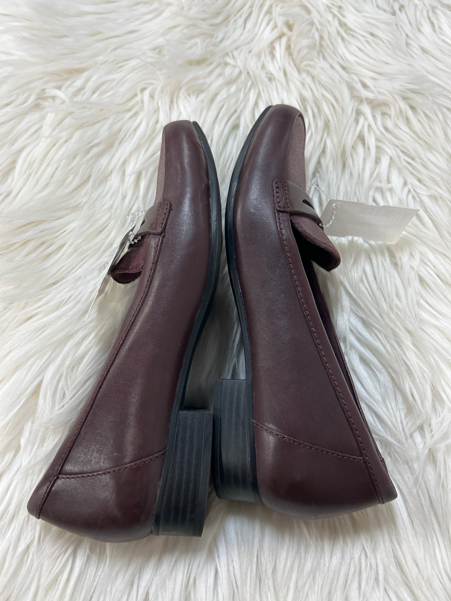 Shoes Flats By Clarks In Purple, Size:8.5