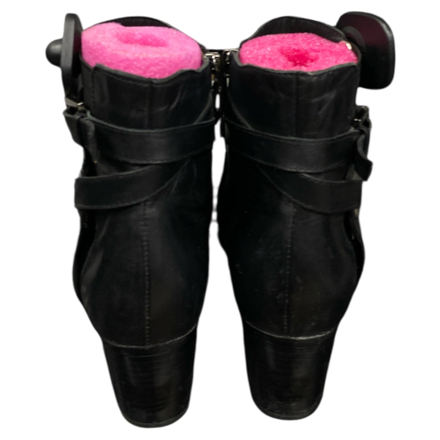 Boots Ankle Heels By AquaDiva In Black, Size:7.5