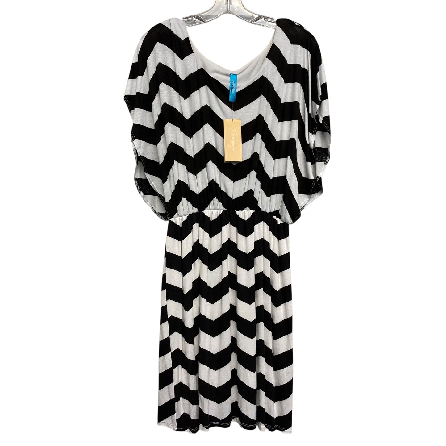 Dress Casual Short By Francesca’S In Chevron Pattern, Size:L
