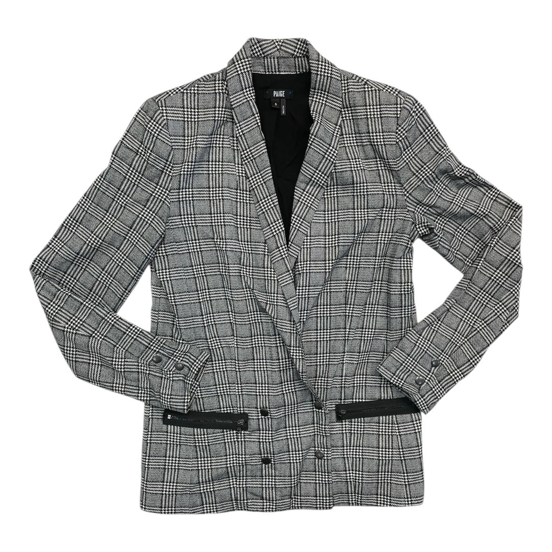 Blazer By Paige In Black & White, Size:S